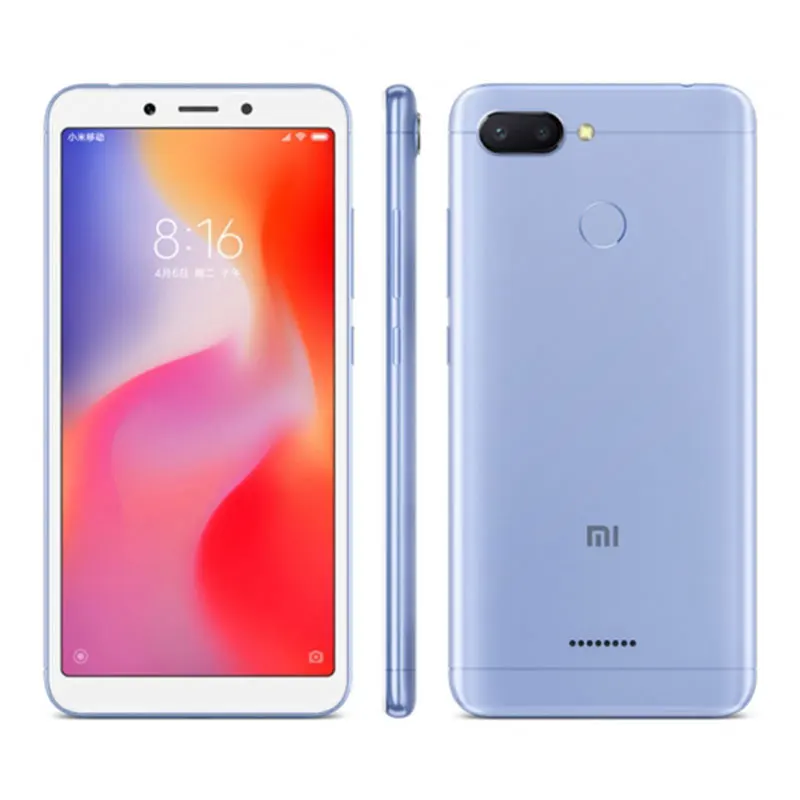 Глобальная версия Xiaomi Redmi 6 4 Гб 64 ГБ мобильный телефон Восьмиядерный процессор Helio
