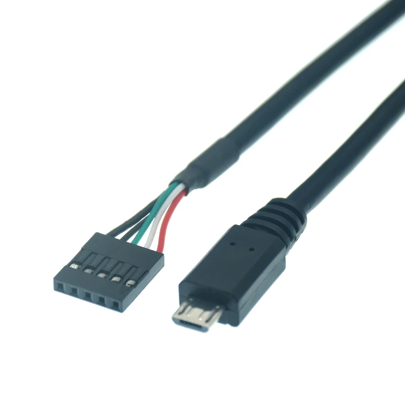 Micro USB to DuPont 2.54 5Pin Female U Connector PCB Shield Cable - 0.5m Description Image.This Product Can Be Found With The Tag Names Computer Cables Connecting, Computer Peripherals, Micro usb, PC Hardware Cables Adapters