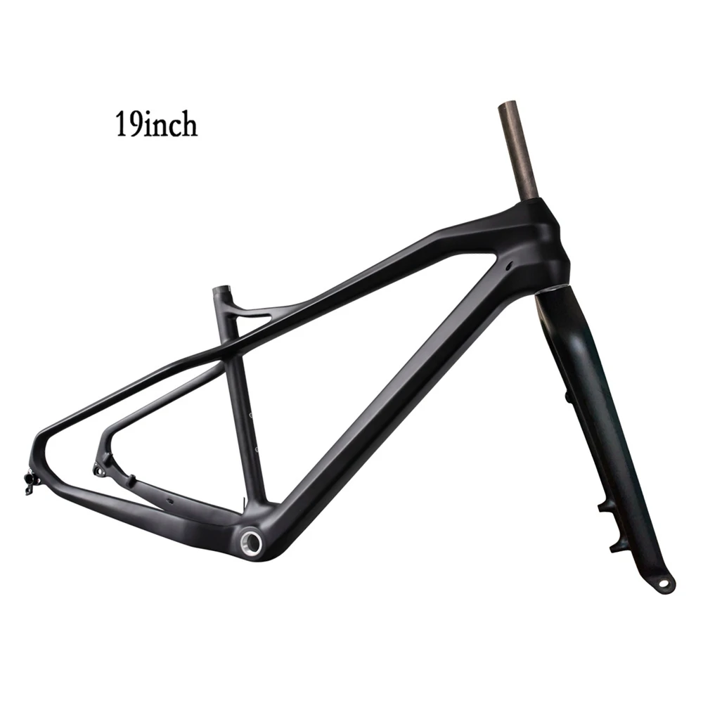 ICANbikes 26er углеродная рама для велосипеда на толстых покрышках 197 мм заднее