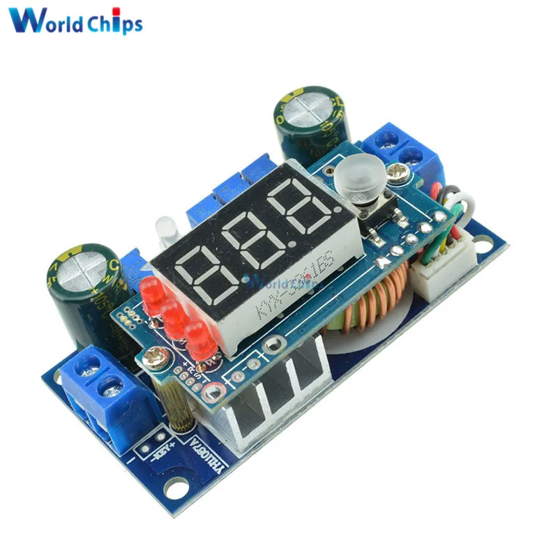 5A MPPT Solar Panel Controller DC Step Down CC/CV Charging Module Display LED Non isolated Buck 6 36V|dc-dc step-down|mppt solarcc cv |