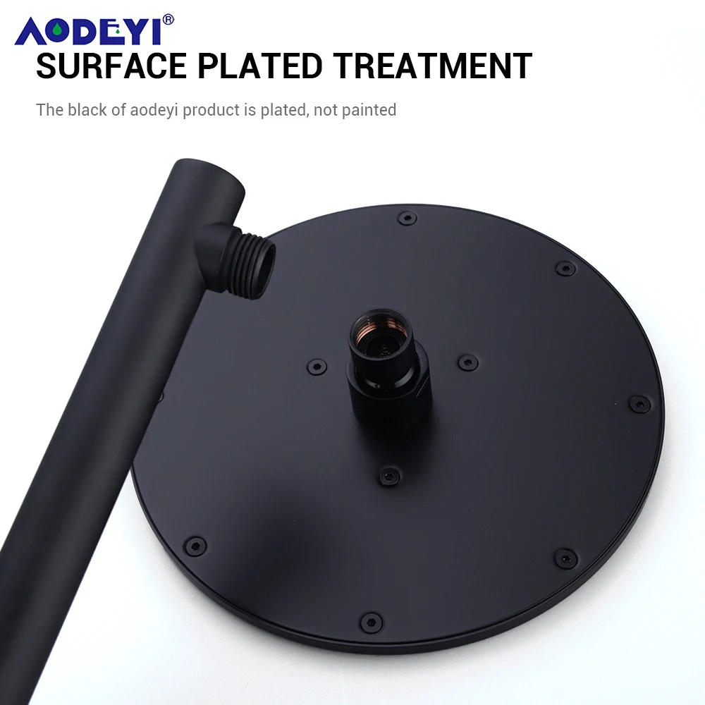 Латунный черный смеситель для душа 8 12 &quotдождевая насадка набор ванной комнаты