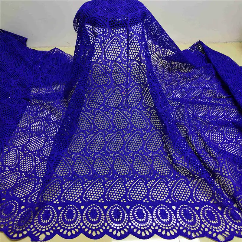 

High quality african lace fabric latest fashion embroidery swiss voile lace fabric with net lace 5 yards! HLF7118