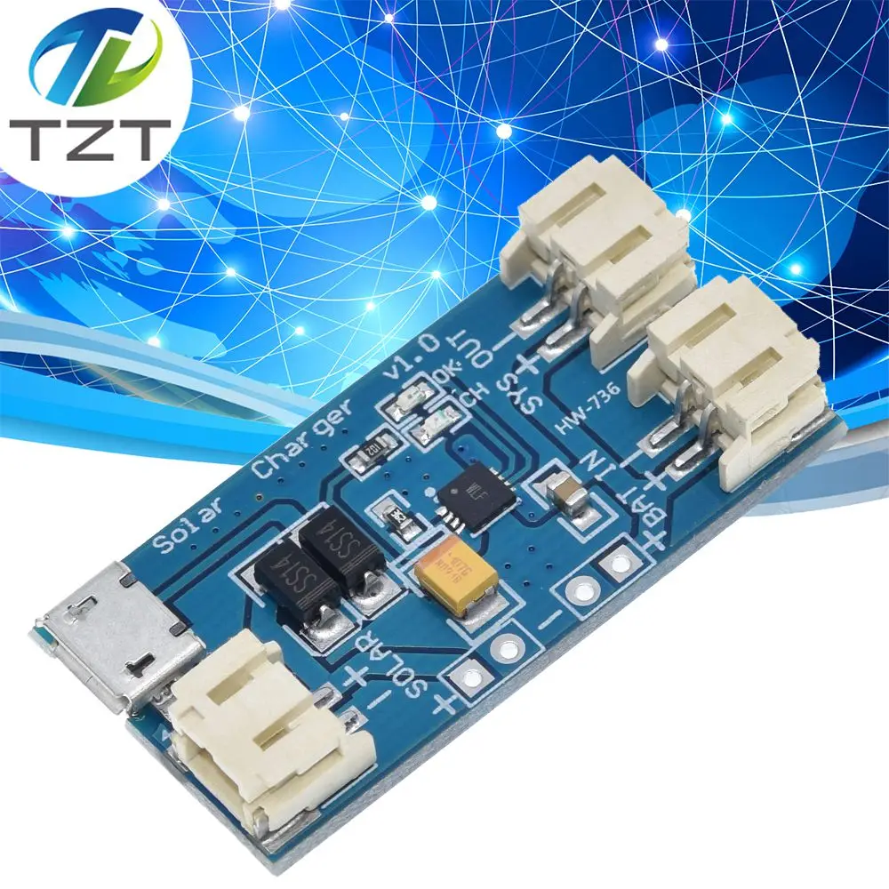 Плата зарядного устройства CN3065 на солнечной батарее миниатюрная плата для