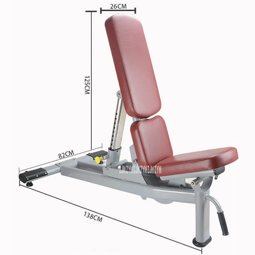 

Mobile Pulley Dumbbell Stool Bench Adjustable Height Abdominal Board Commercial Sit Up Supine Board Crunch Bench Indoor Ab Chair