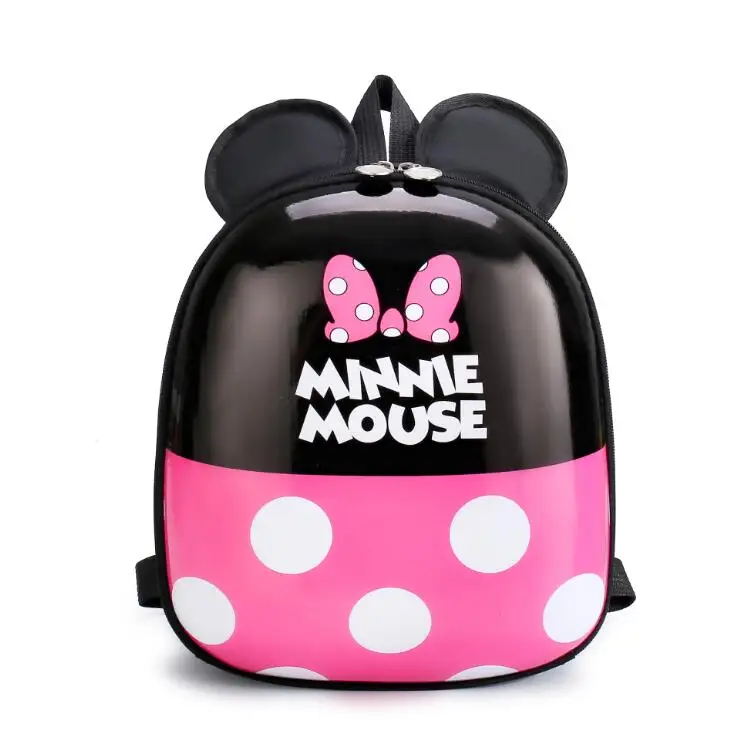 

Детский школьный ранец Disney с Микки и Минни Маусом, рюкзак в виде яиц для маленьких мальчиков и девочек с героями мультфильмов