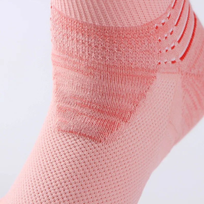 

New Sports Running Socks for Female Yoga Fitness Breathable Compression Socks Outdoor Cycling Anti Slip Cotton Happy Terry Socks