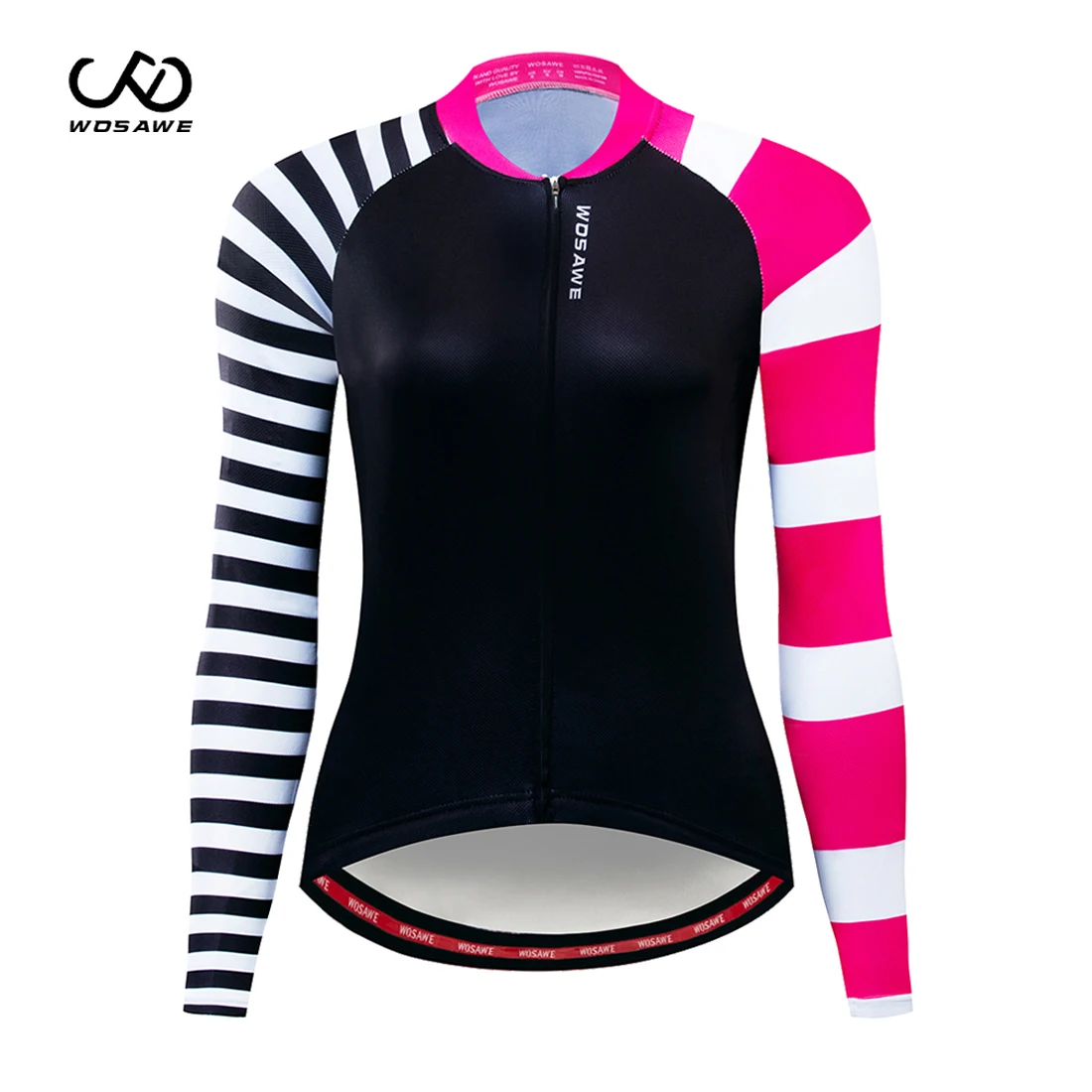 

WOSAWE Women Cycling Jersey Long sleeves Windproof Anti-Sweat Breathable MTB Bike Clothes Bicycle Jersey For Autumn Female