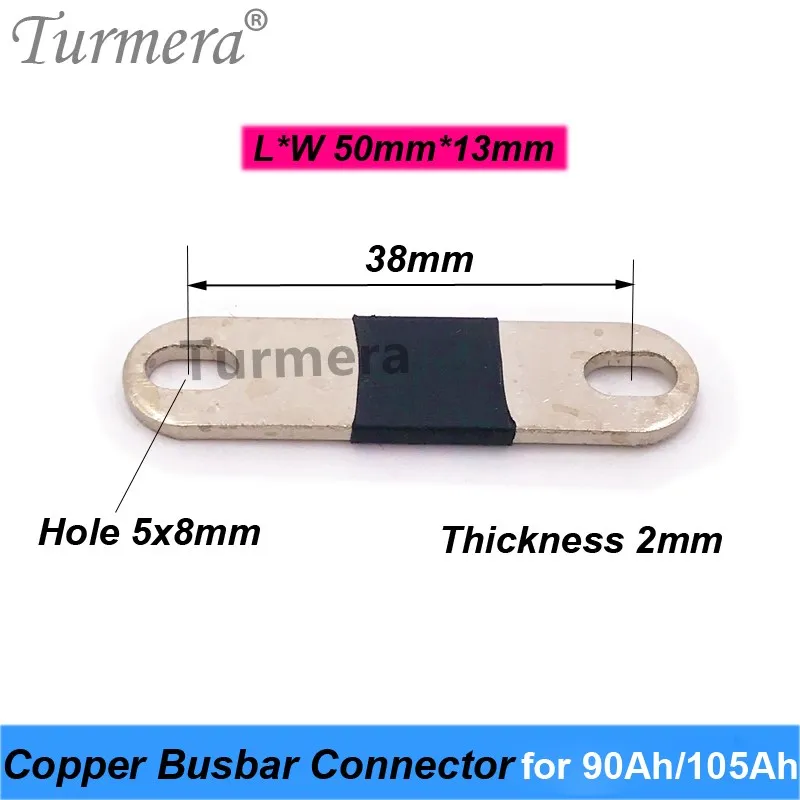 Turmera Copper BusBars Connector для сборки 36V E-Bike и непрерывного питания 12V для 3,2V Lifepo4 батареи емкостью 90Ач и 105Ач.