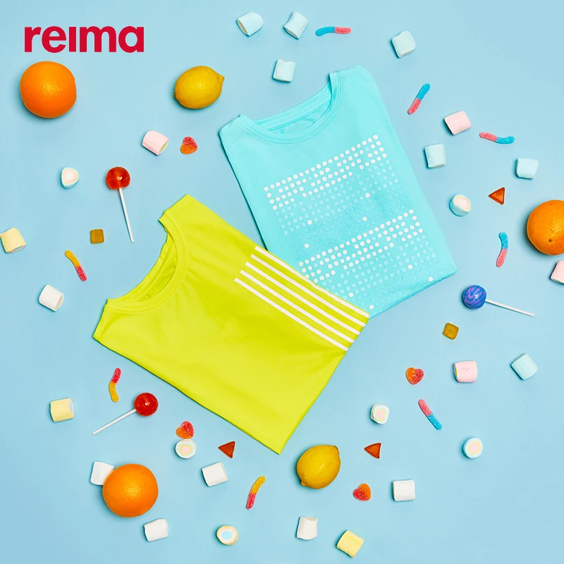 

Reima Boys And Girls Xylitol Cool Short-sleeved T-shirt Stretch Comfortable Fabric Quick-dry T Shirts