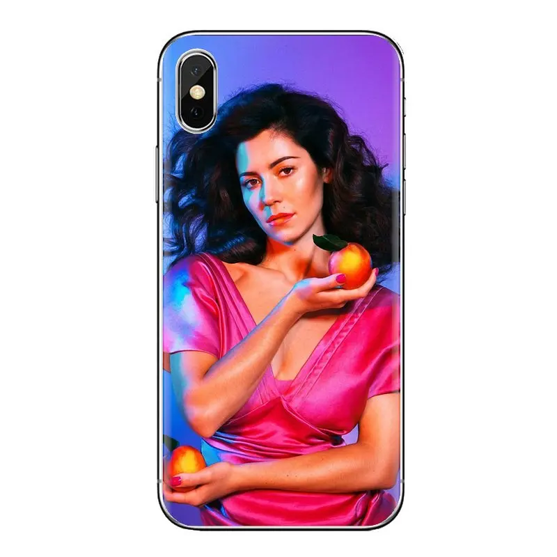 Beauty Girl Marina The Diamonds For Samsung Galaxy S3 S4 S5 Mini S6 S7 Edge S8 S9 S10 Plus Note 3 4 5 8 9 Transparent TPU Covers |