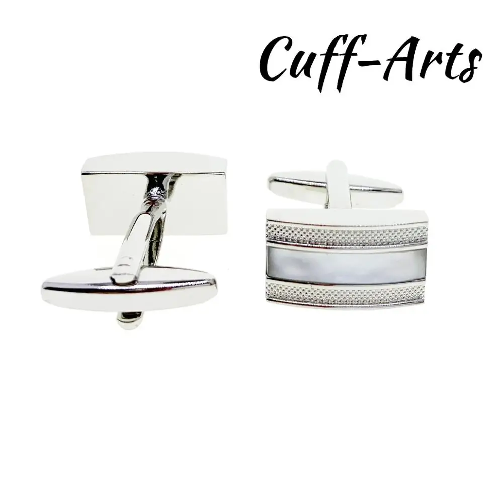 Запонки для мужчин перламутровые запонки в виде ракушек подарок Gemelos Gemelli