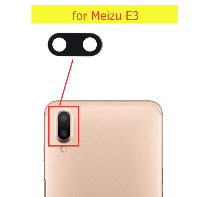 2 шт./лот для Meizu E3 заднего объектива камеры основная тыловая камера объектив с