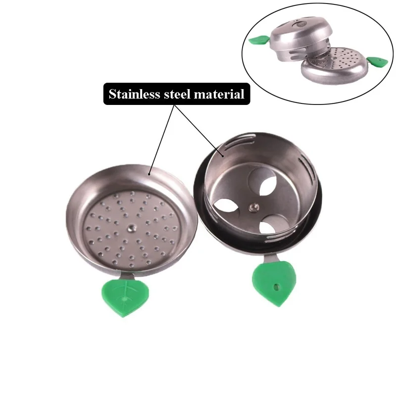 

1pcs Hookah Charcoal Holder Provost Heat Management System Stainless Steel Shisha Bowl for Hookah Bowls Shisha Accessories