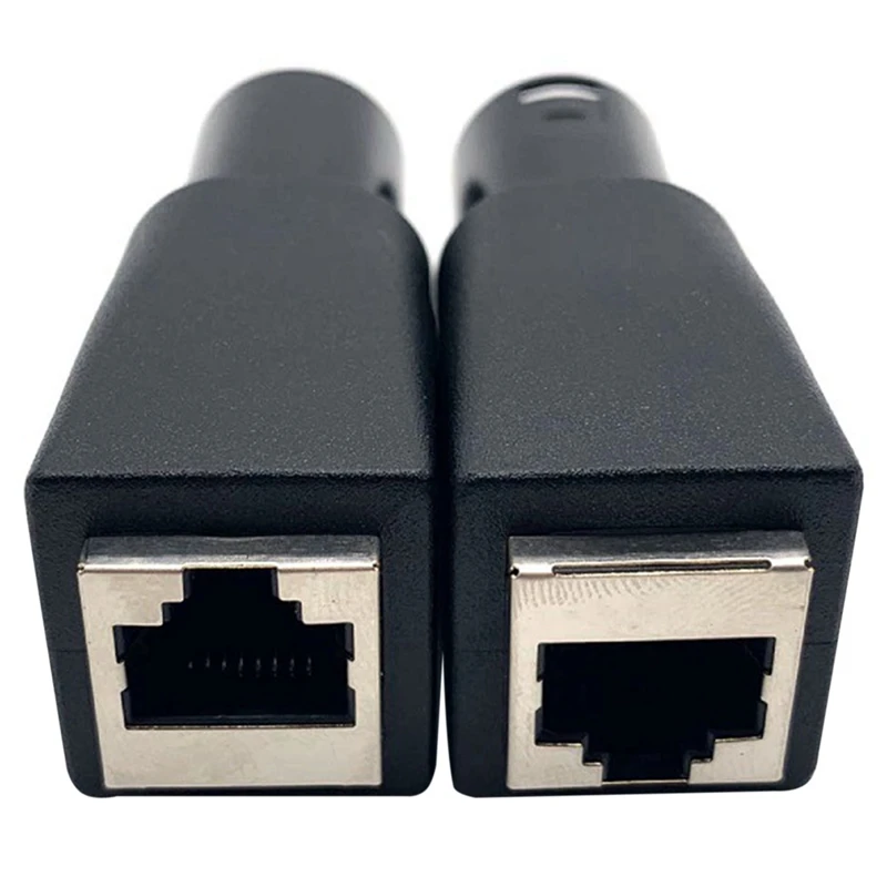 

2 Pack - CPoint XLRJ45 3 Pin XLR Male to RJ45 DMX Adapters XLRJ45