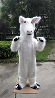 white horse mascot costume suit cosplay party game dress outfit christmas adults apparel cartoon character birthday clothes gift