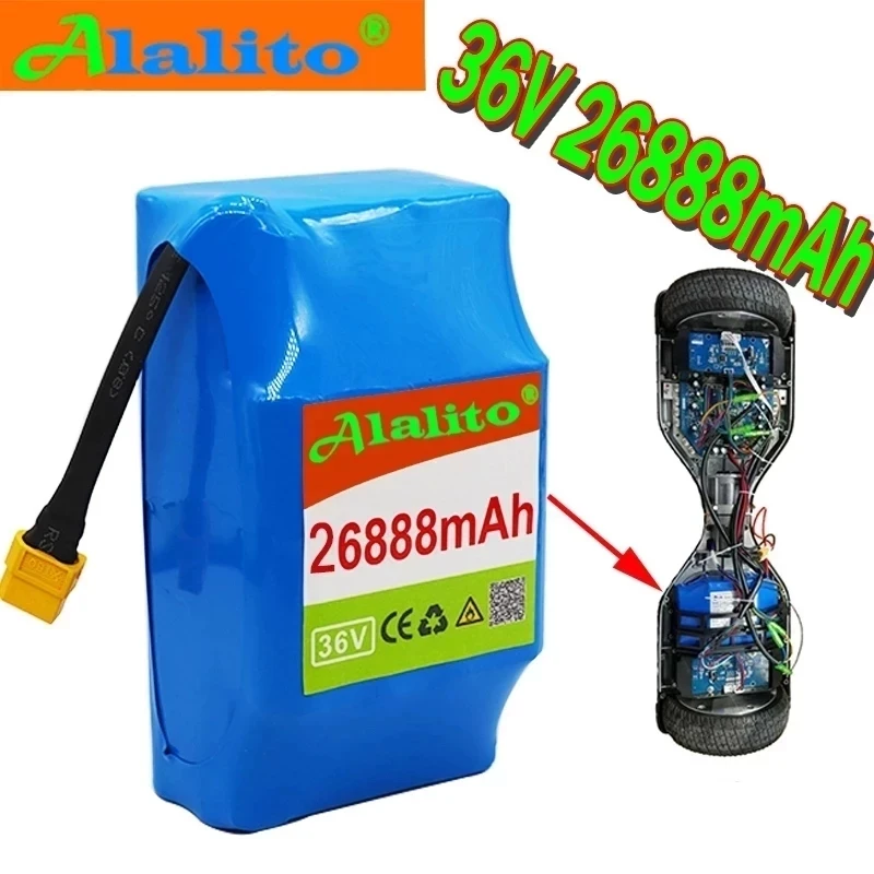Литий-ионная аккумуляторная батарея 10S2P 36 В 26888 мАч Ач аккумулятор для