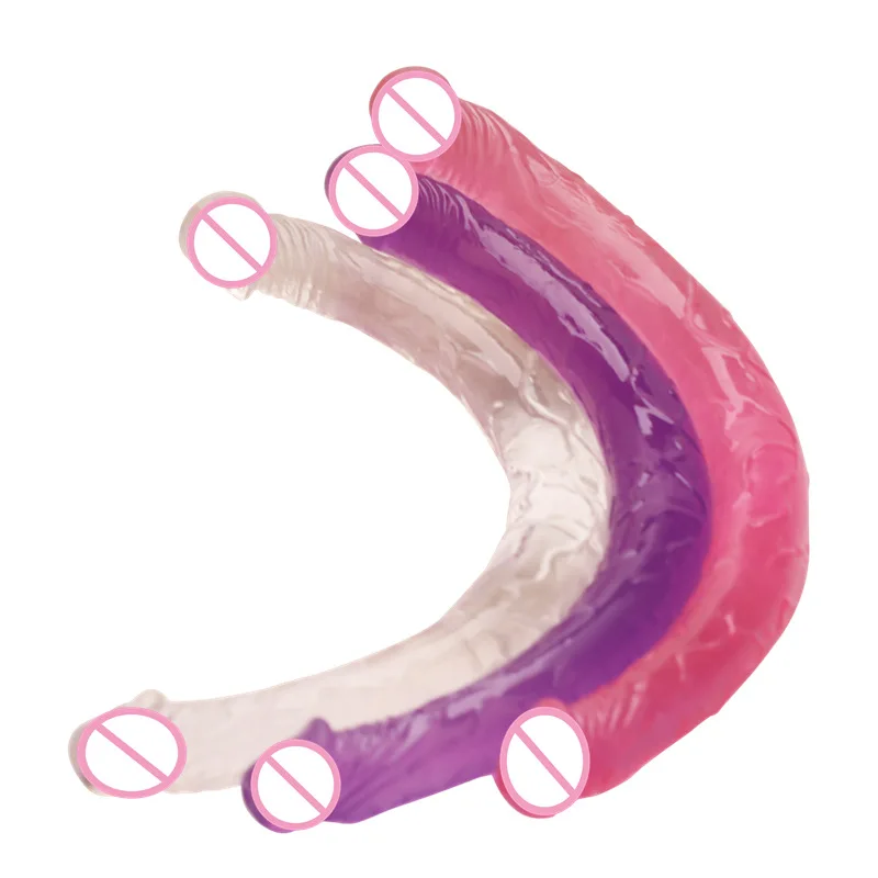 Двойной фаллоимитатор реалистичный дилдо для секса игрушки женщин товары