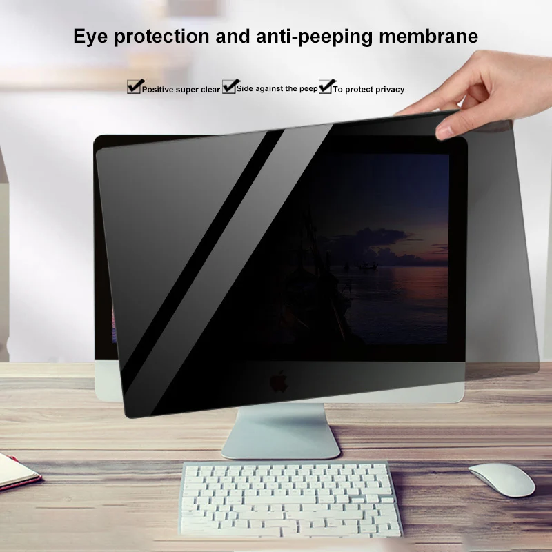 x race suitable for 12 24 inch laptop notebook computer anti glare screen protector protective filmprivacy the peep film free global shipping