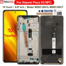 LCD Display For Xiaomi Poco X3 NFC LCD 10 Touches Point Screen Replacement For Xiaomi Poco X3 NFC Screen Display Assembly Tested