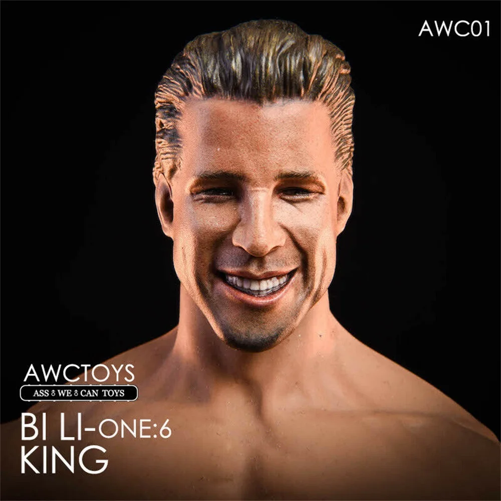Коллекция 1/6 года AWCTOYS AWC01 Bi Li King Head Sculpt и комплект одежды подходит для M35 Muscler кукла