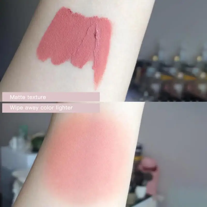 Матовые бархатные Румяна Vienna Rose 3 цвета пигментная Палитра для лица пигмент