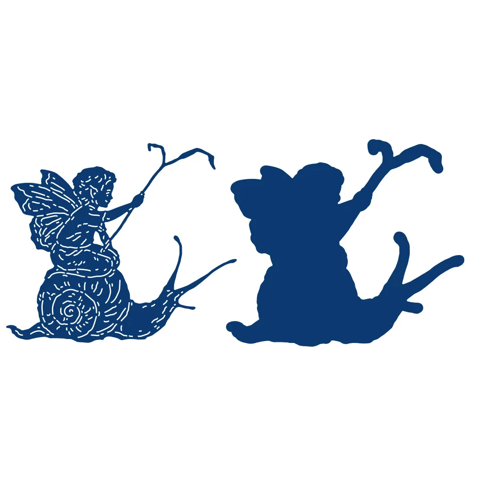 

2021 Hot Snail Trail New Metal Cutting Dies DIY Scrapbooking Album Paper Cards Diary Manual Crafts Decorative Embossing Folders