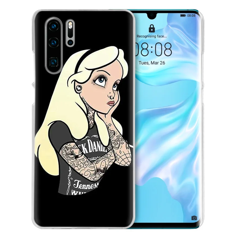 Чехол Alice in Wonderland для huawei mate 30 20 10 P20 P30 Lite Pro P Smart Y9 Prime Honor 8A 8X 10i PC Чехлы для телефона