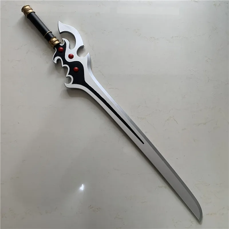 Cos подарок 80 см 1:1 Китайский Тай Чи черный белый цвет Меч дракона Косплэй Оружие