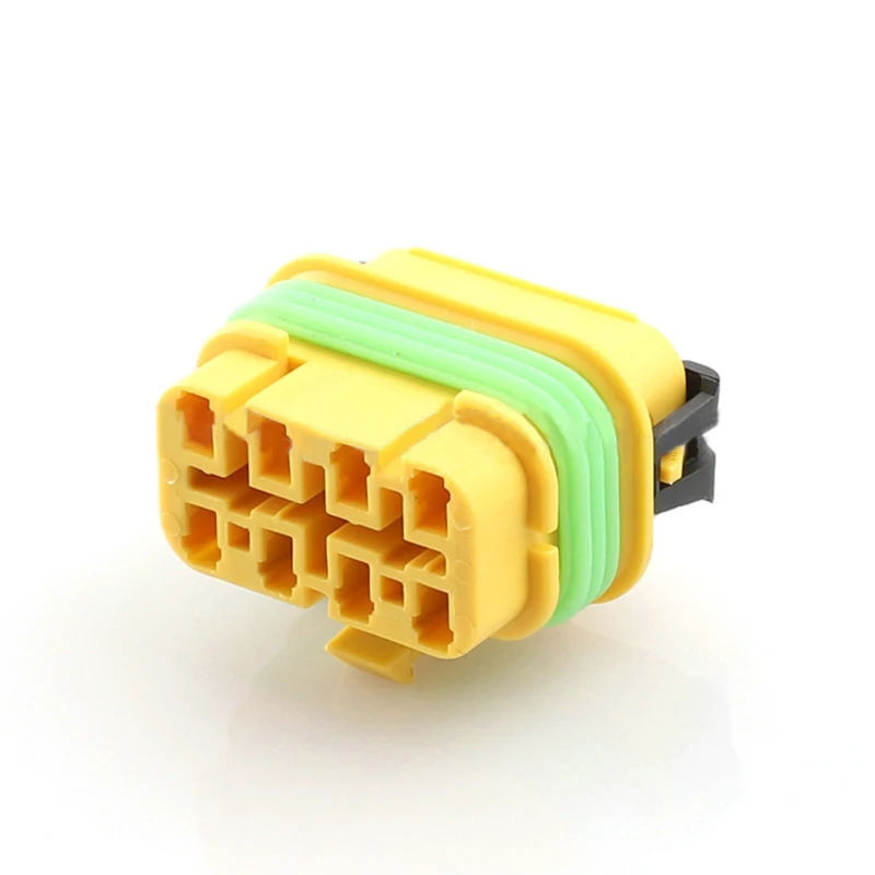 

2/5/10/20/50/100sets 8pin delphi auto plastic housing plug electric wiring harness cable waterproof connector