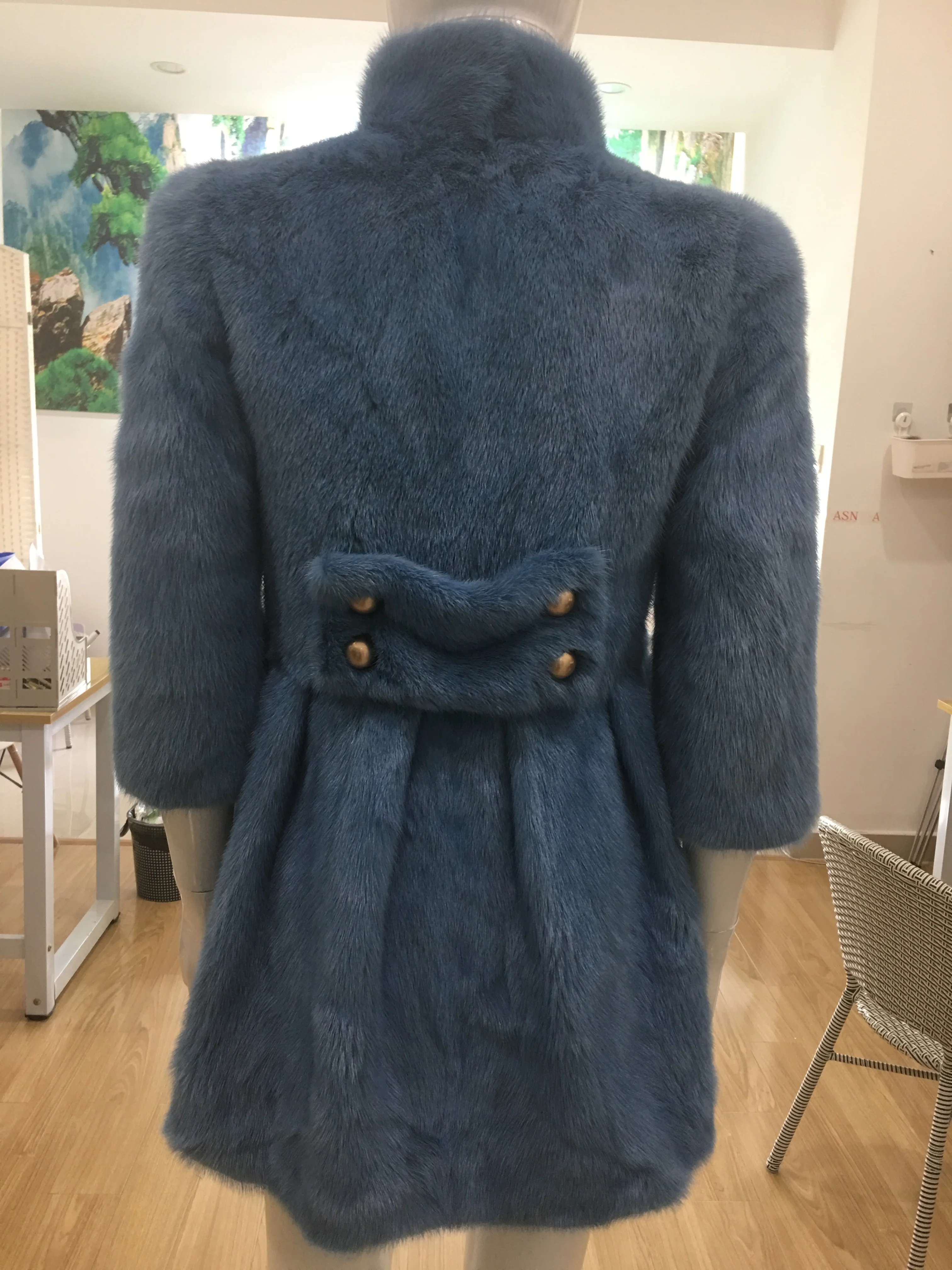 Новинка 2019 года красивое детское пальто из натурального меха норки|Шубы и