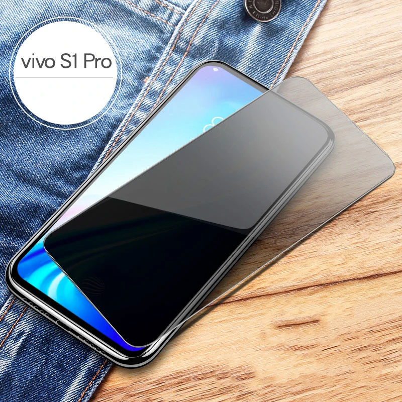MicroData 2.5D 9H для Vivo S1 S1 Pro фронтальная антишпионская защитная пленка из закаленного стекла с антибликовым покрытием