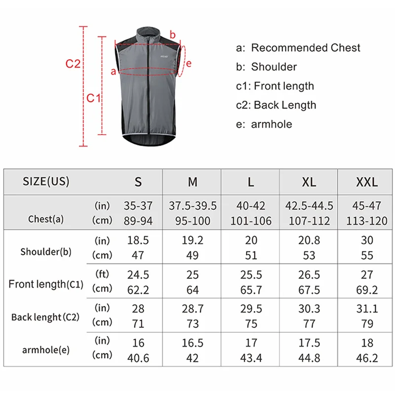 Жилет велосипедный светоотражающий Мужская ветровка без рукавов для горных
