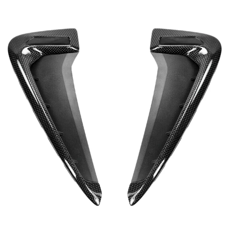 Автомобиль Настоящее углеродное волокно сторона тела впускная решетка крыло