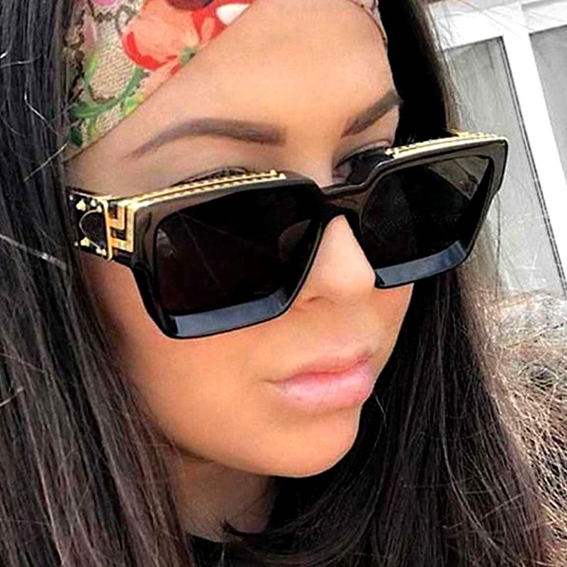 

Luxury Square Classic Sunglasses Women 2021 Vintage Sun Glasses Men Sunglass Oculos Feminino Lenses Gafas Lentes De Sol UV400