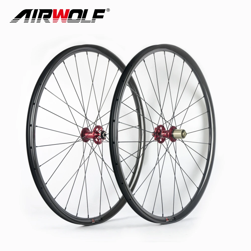 29er карбоновые колеса для горного велосипеда 25*27 мм бескамерные с powerway/DT350 ступицы карбоновая Передняя Велосипедная вилка колеса