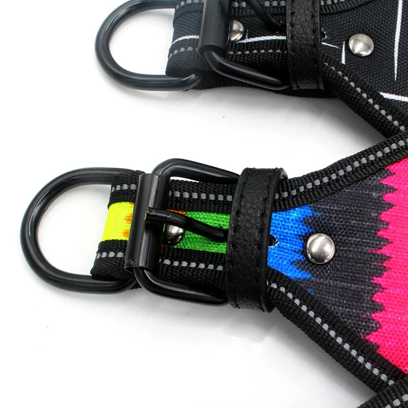 Регулируемый ошейник для собак No Pull яркий тренировочный жилет прогулок