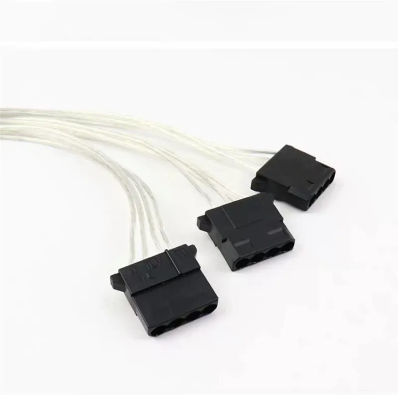 4-контактный штекер 4-портовый двойной 2X гнездовой разветвитель от 1 до 2 Y