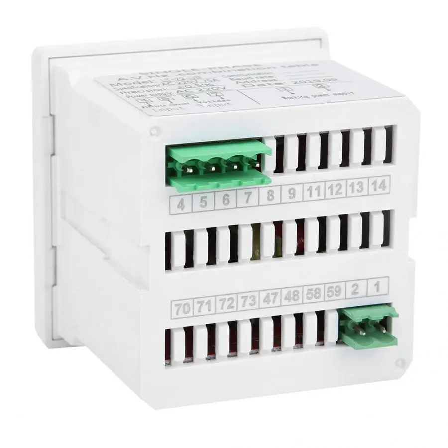 Многофункциональный измеритель 72 UIF однофазный амперметр A V HZ с цифровым