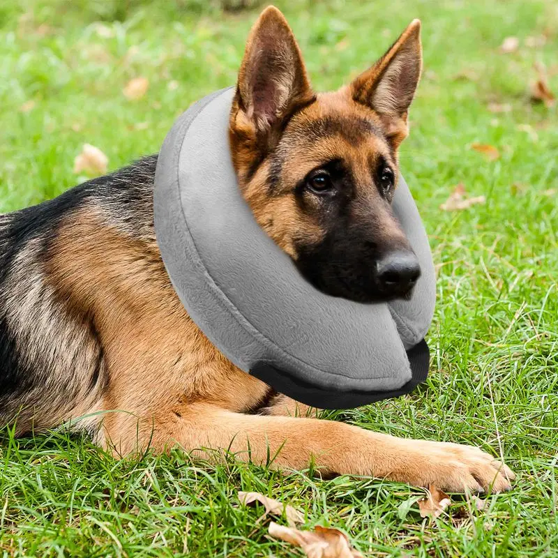 

1pc Protective Inflatable Collar For Dogs And Cats - Soft Pet Recovery Collar Pet Protection Neck Cover Collar