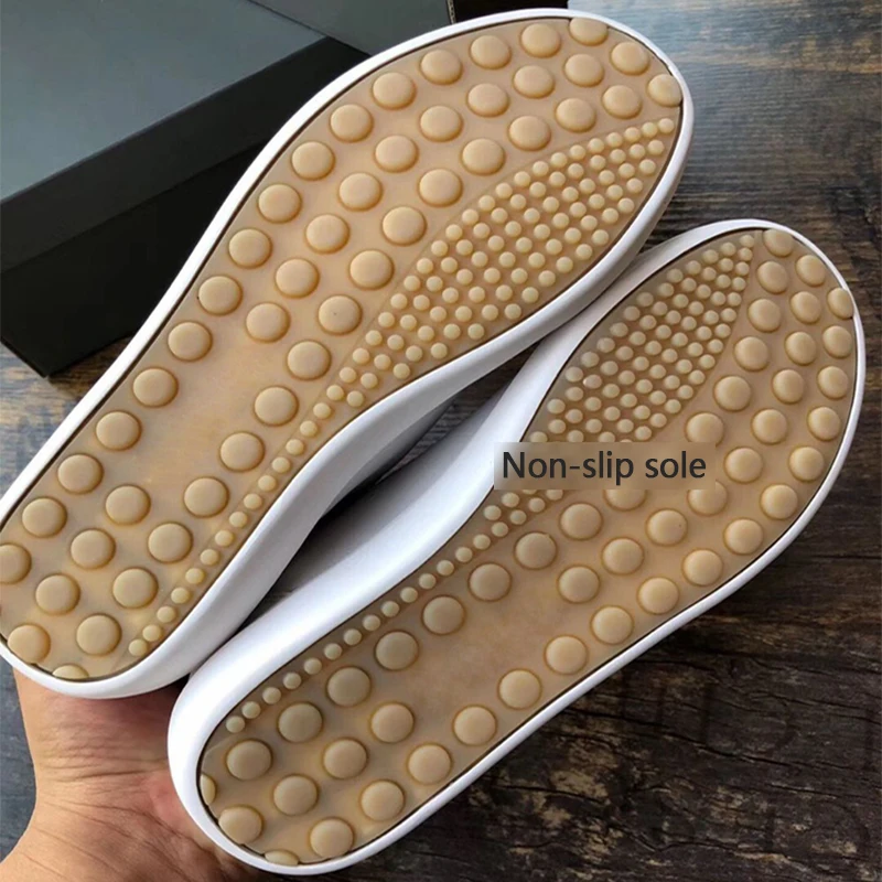 

Ladies Genuine Leather Shoes Golf Shoes Soft and Breathable White Shoes Casual Sports Shoes