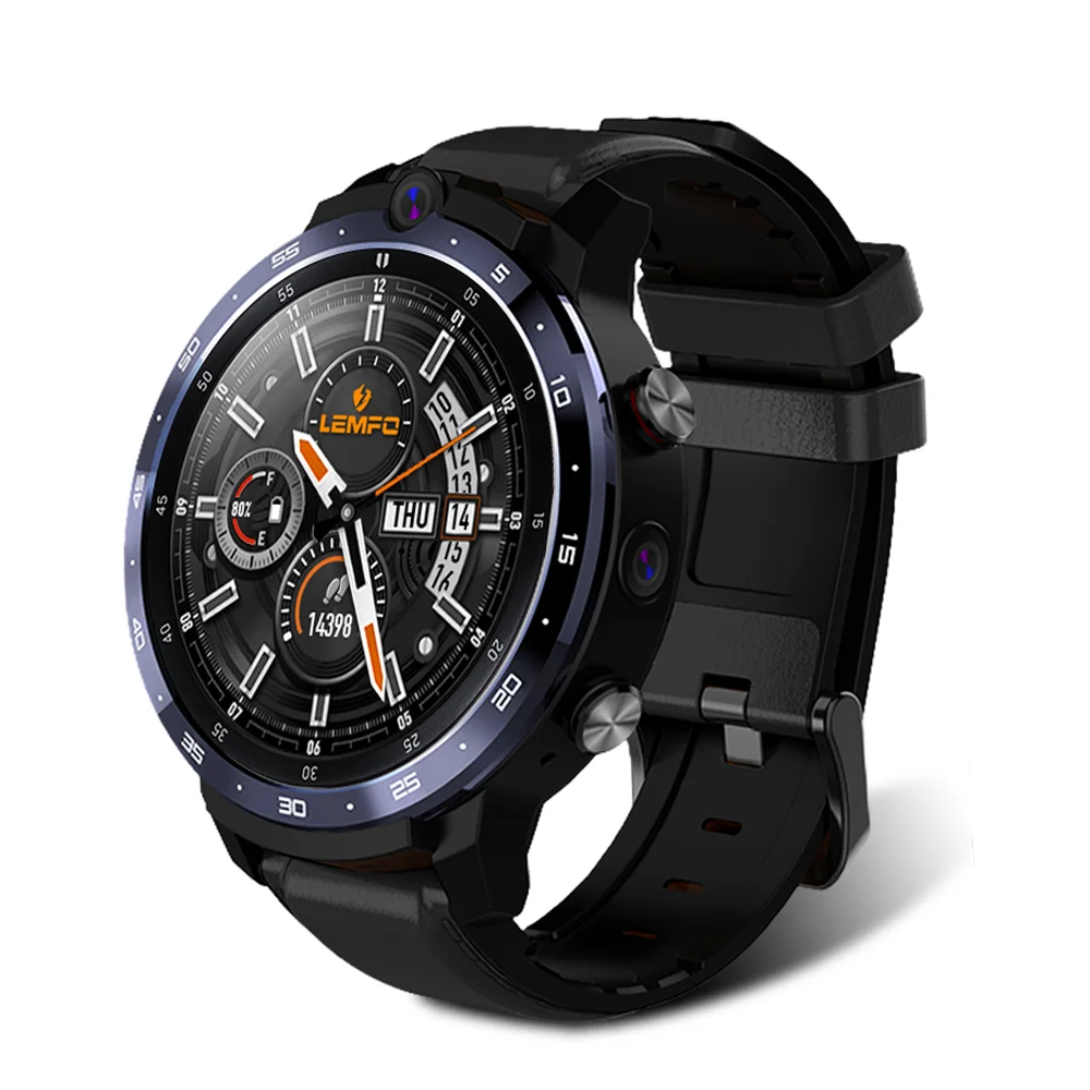 

Умные часы LEMFO LEM12 Pro, 4 Гб + 64 ГБ, экран 1,6 дюйма, Разрешение 400x400, беспроводная проекция, Android 10, функция распознавания лица, двойная камера