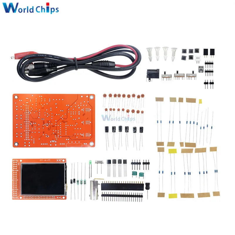 Цифровой осциллограф DIY Kit 2," tft diy части для осциллографа делая Электронный диагностический инструмент Обучающий набор