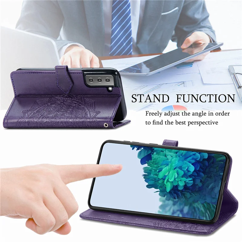 Wallet Case For Samsung Galaxy S21 Case Filp Leather Cover For Samsung Galaxy S21 Case For Samsung S21 Ultra S21 Plus Cover Book