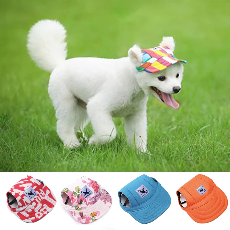 

Pet Dog Cat Sunhat Baseball Cap Cute Print Hat Small Dog Outdoor Hat Pet Grooming Dog Hat Pets Accessories For Dogs Cats Tailup