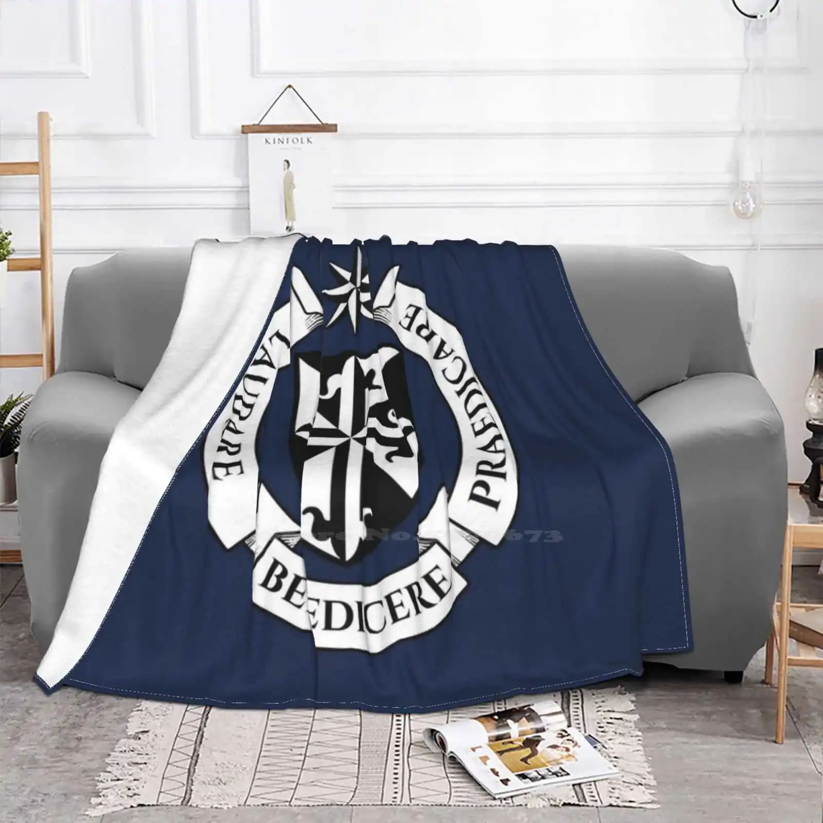 Dominican Order Coat Of Arms Hot Sale Printing High Qiality Flannel Blanket Saint Dominic St | Дом и сад