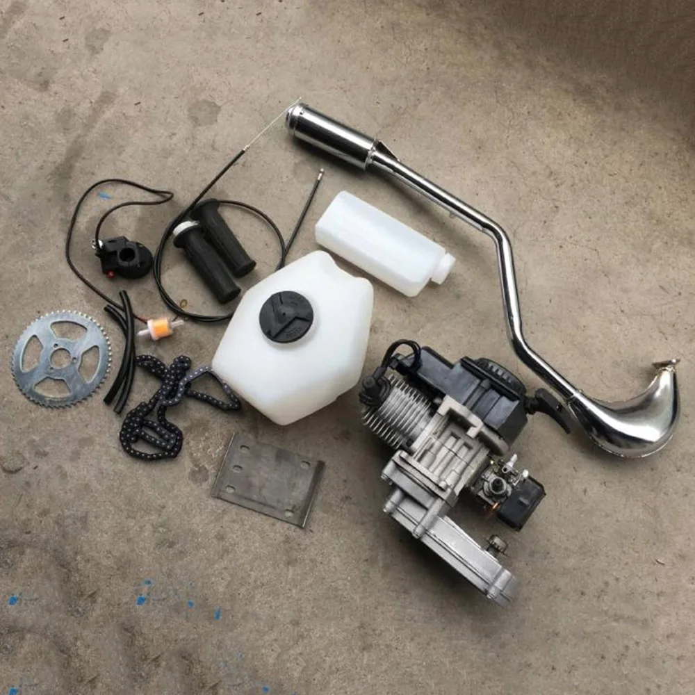 49cc 2 тактный мотоциклетные полный двигатель карбюратор с воздушным фильтром CARB