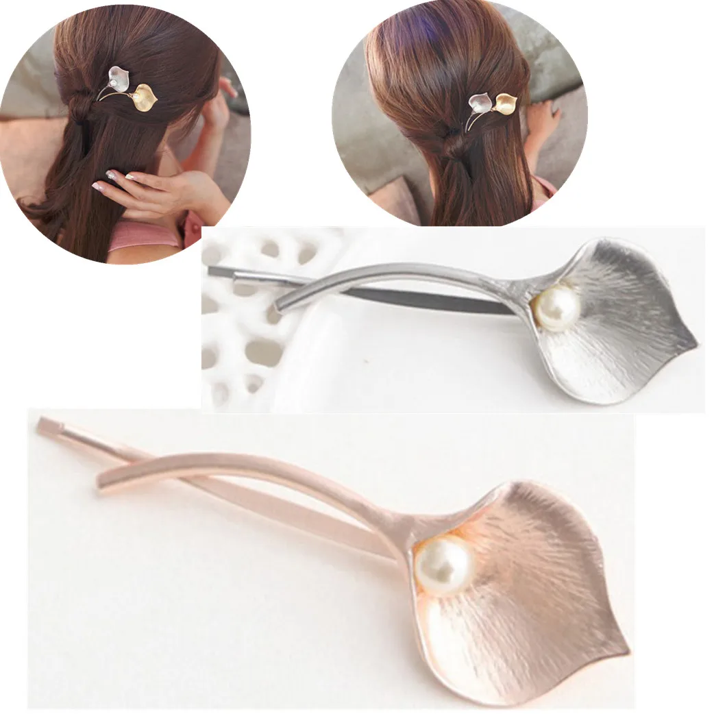 Комплект из 2 предметов модные свадебные украшения для волос цветок заколки