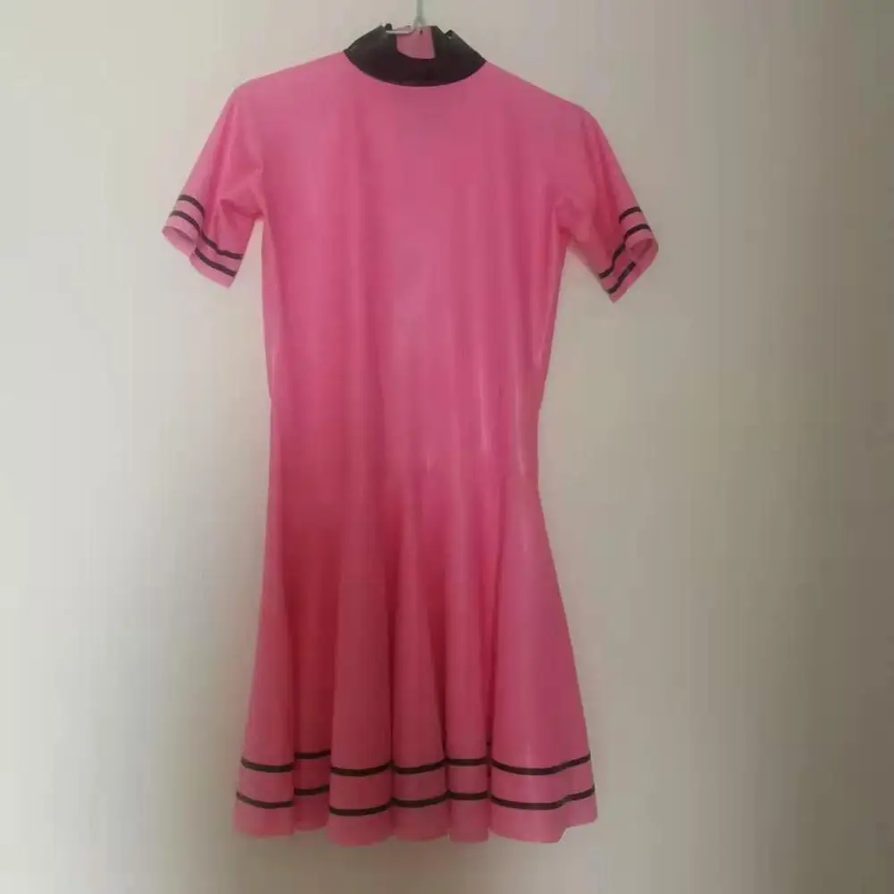 Необычные латексные резиновые платья высокого качества юбки с молнией сзади