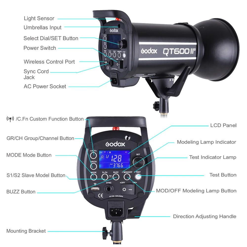 Дешево Набор Godox для студийной фотосъемки с 2 вспышками Godox 600 Вт, беспроводной триггерный передатчик, софтбокс для камер Nikon Pаспродажа Набор Godox для студийной фотосъемки с 2 вспышками Godox 600 Вт, беспроводной триггерный передатчик, софтбокс для камер Nikon