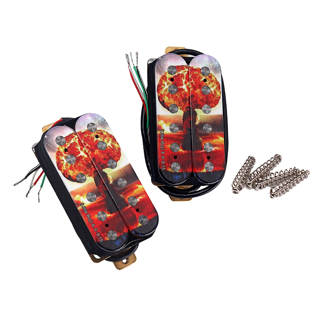 

DIY Guitar Humbucker Pickup Set Neck Bridge Pickups for Electric Guitar